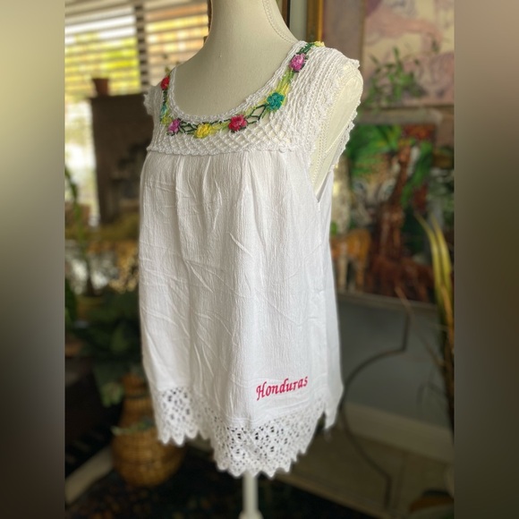 Knitted blouse Honduras Size Large Summer Spring Vacation - Picture 2 of 6